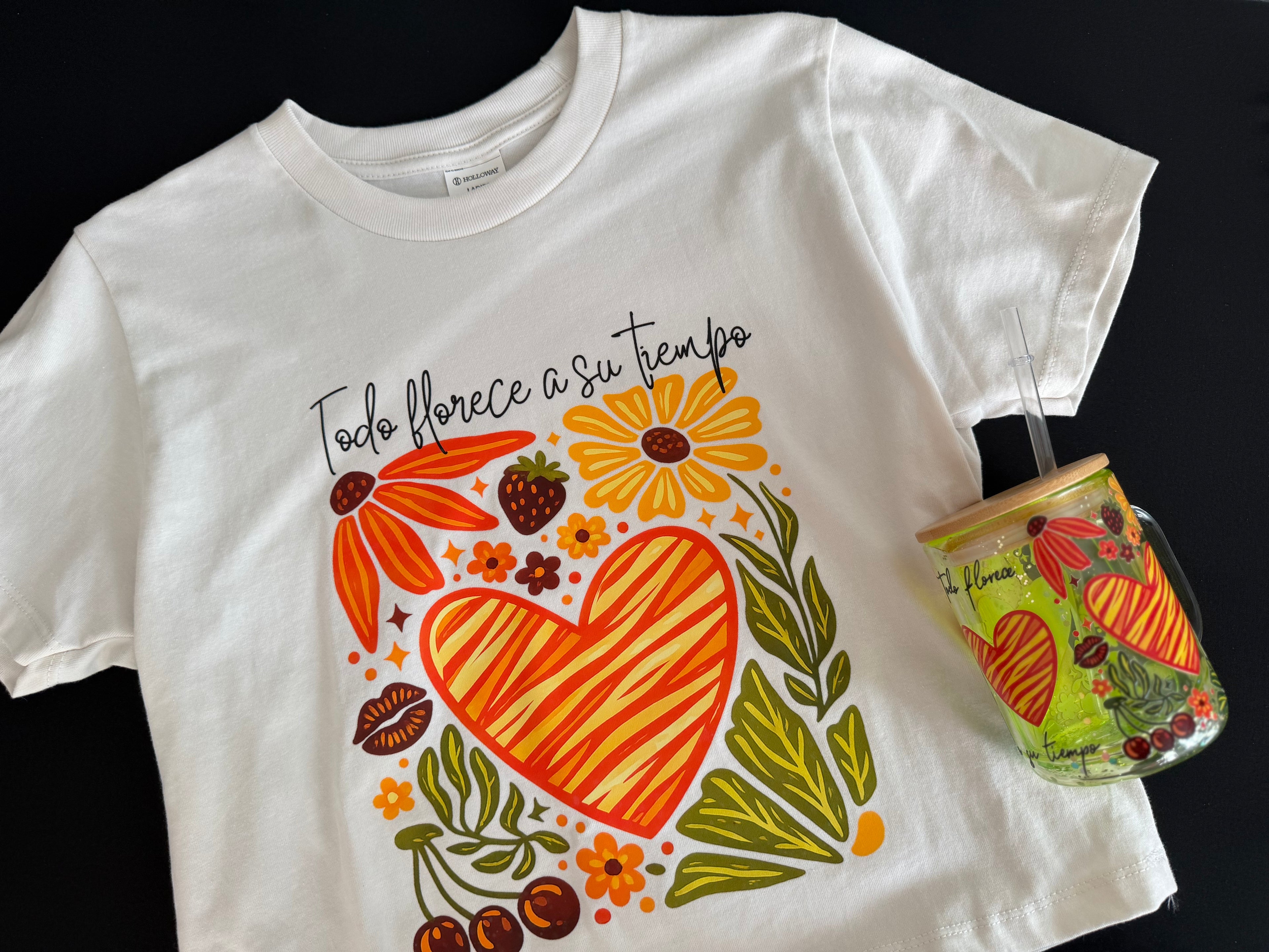 Todo florece a su tiempo Crop-Top