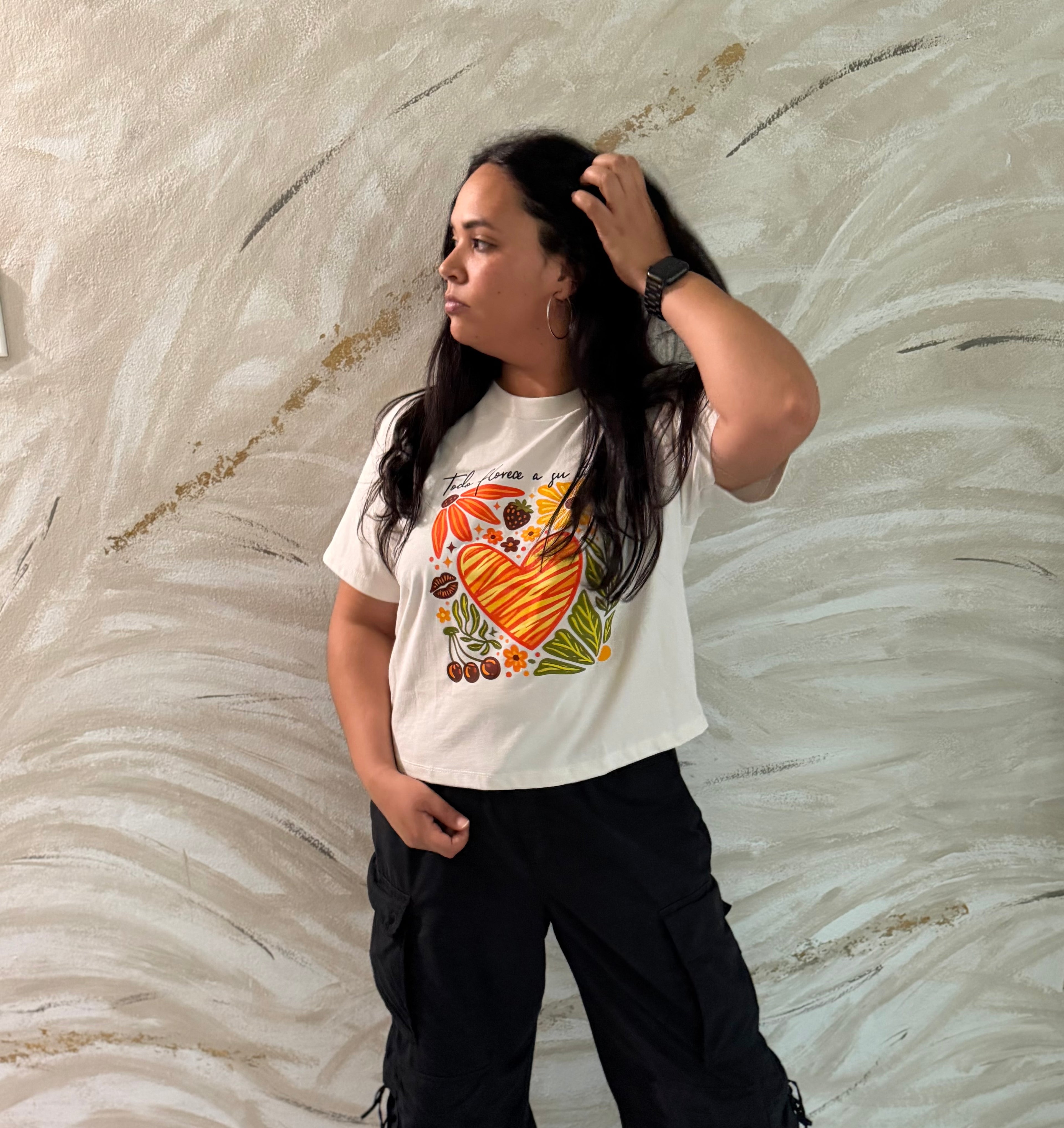 Todo florece a su tiempo Crop-Top