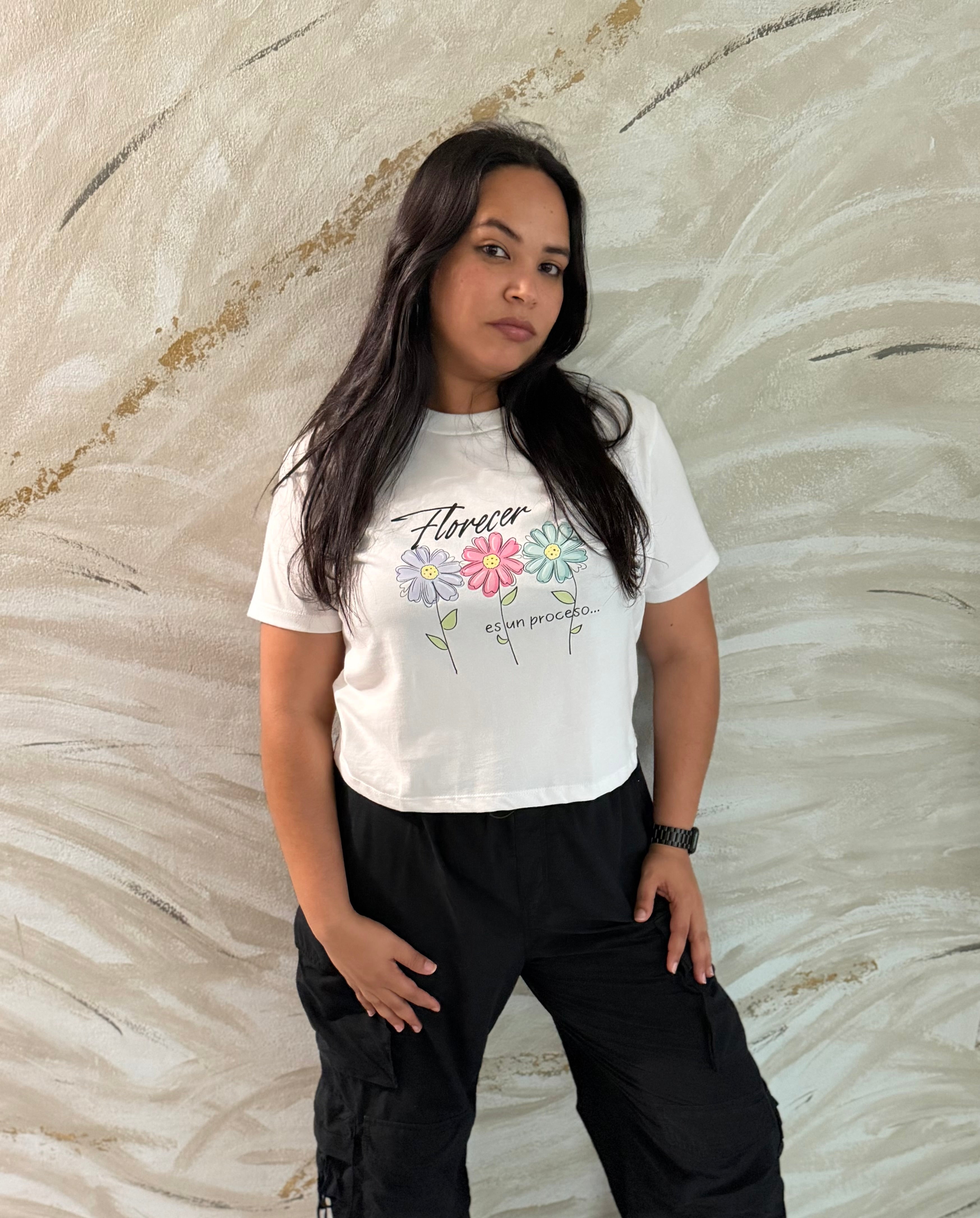 Florecer es un proceso... Crop-Top