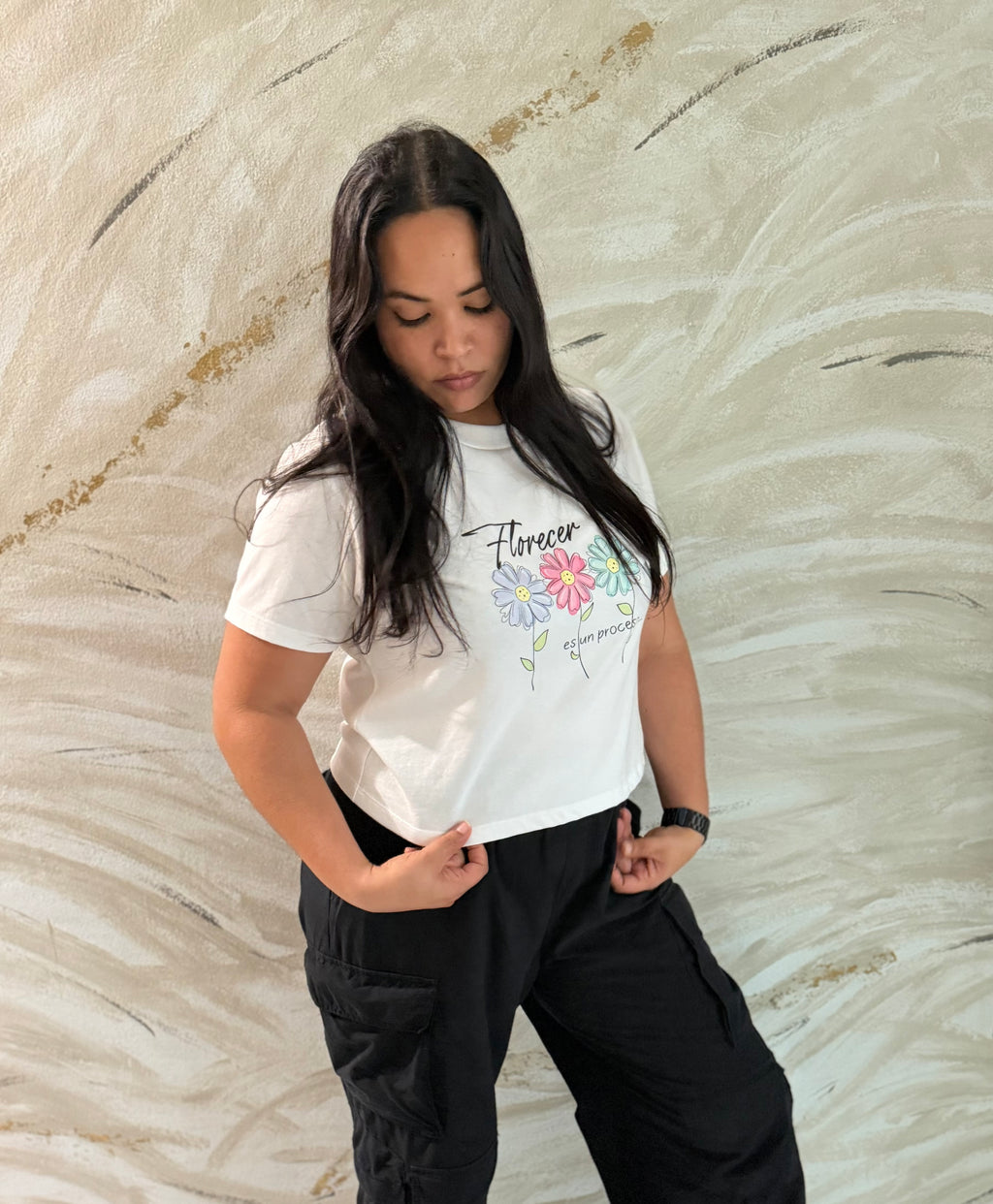 Florecer es un proceso... Crop-Top